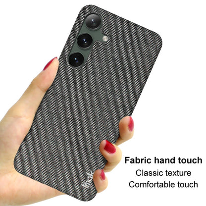 For Samsung Galaxy S24+ 5G imak Ruiyi Series Cloth Texture PU + PC Phone Case(Black) - Galaxy S24+ 5G Cases by imak | Online Shopping South Africa | PMC Jewellery | Buy Now Pay Later Mobicred