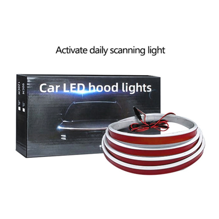 Car Startup Scan Through Hood LED Daytime Running Atmosphere Light, Length:1.8m(Red Light) - Running Lights by PMC TechLife | Online Shopping South Africa | PMC TechLife | Buy Now Pay Later Mobicred