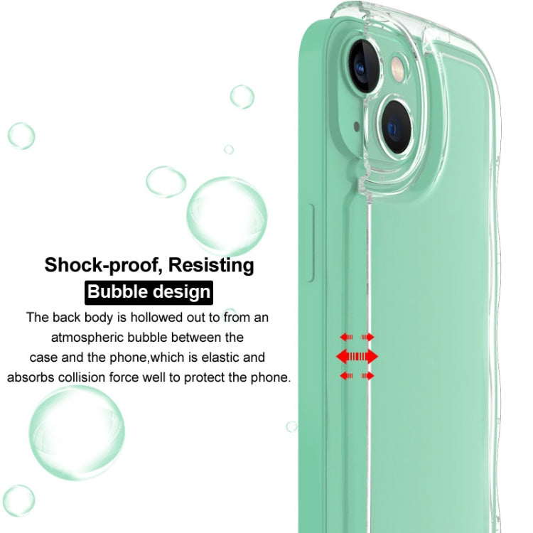 For Xiaomi 14 Pro 5G IMAK Wave Bubble Soft Shockproof Phone Case(Transparent Black) - 14 Pro Cases by imak | Online Shopping South Africa | PMC Jewellery | Buy Now Pay Later Mobicred
