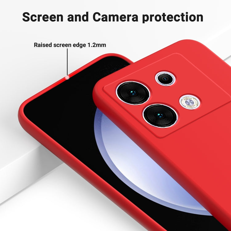 For Infinix Zero 30 5G Solid Color Liquid Silicone Dropproof Full Coverage Protective Case(Red) - Infinix Cases by PMC Jewellery | Online Shopping South Africa | PMC Jewellery | Buy Now Pay Later Mobicred