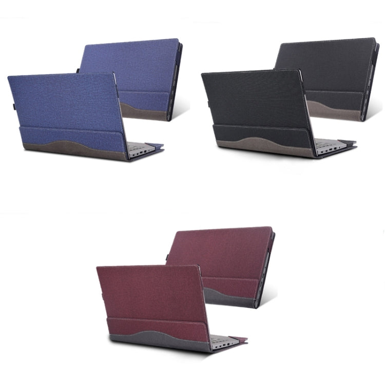 For Lenovo V15 G3 ABA / IAP Laptop Leather Anti-Fall Protective Case(Black) - 15.6 - 17 inch by PMC Jewellery | Online Shopping South Africa | PMC Jewellery | Buy Now Pay Later Mobicred