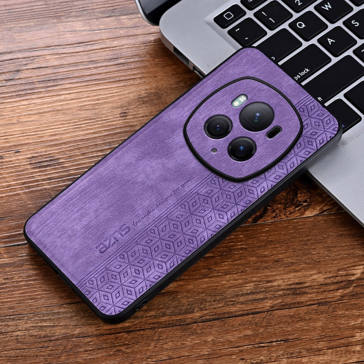 For Honor Magic6 Pro AZNS 3D Embossed Skin Feel Phone Case(Purple) - Honor Cases by AZNS | Online Shopping South Africa | PMC Jewellery | Buy Now Pay Later Mobicred