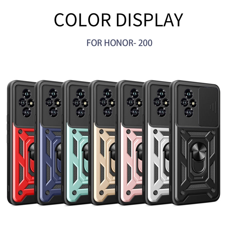 For Honor 200 Sliding Camera Cover Design TPU+PC Phone Case(Green) - free shipping - PMC TechLife - Order now!