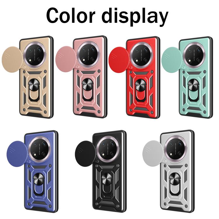 For Honor X60 Pro / X9c Sliding Camera Cover Design TPU+PC Phone Case(Gold) - free shipping - PMC TechLife - Order now!