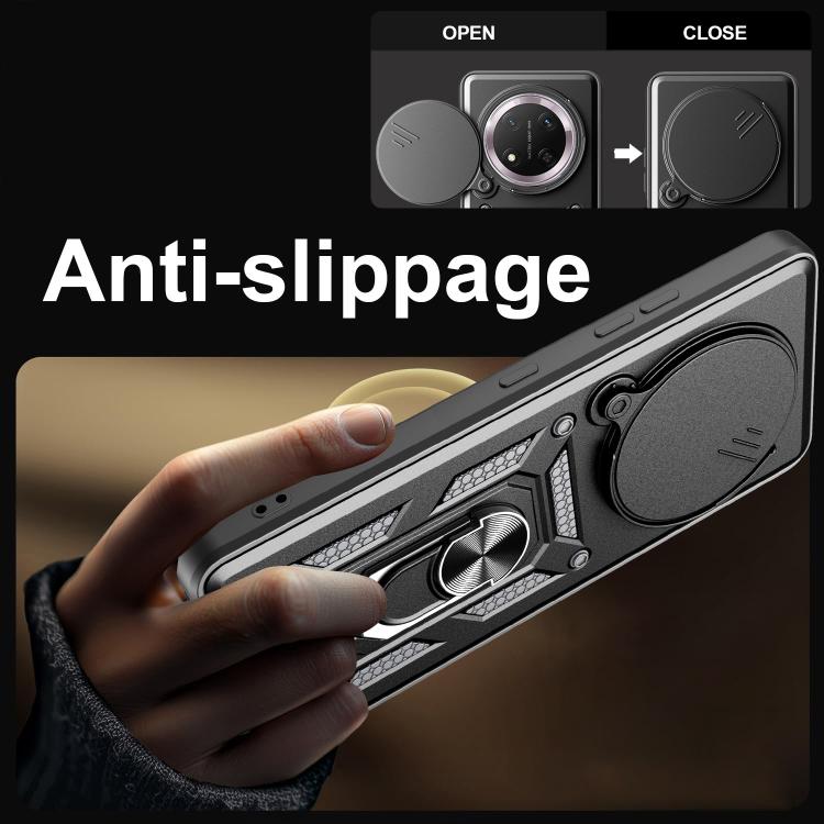 For Honor X60 Pro / X9c Sliding Camera Cover Design TPU+PC Phone Case(Gold) - free shipping - PMC TechLife - Order now!