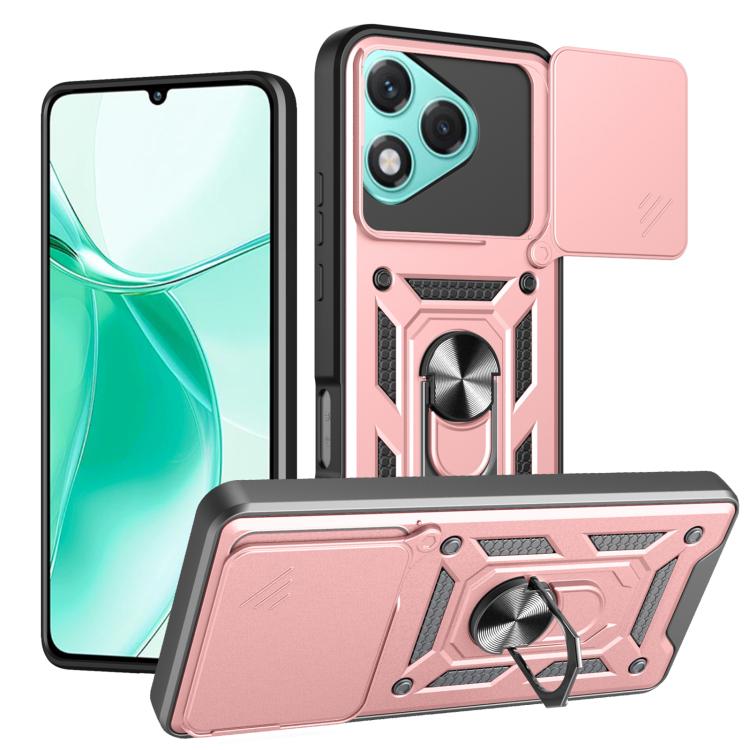 For Honor 400 Lite Global Sliding Camera Cover Design TPU+PC Phone Case(Rose Gold) - free shipping - PMC TechLife - Order now!