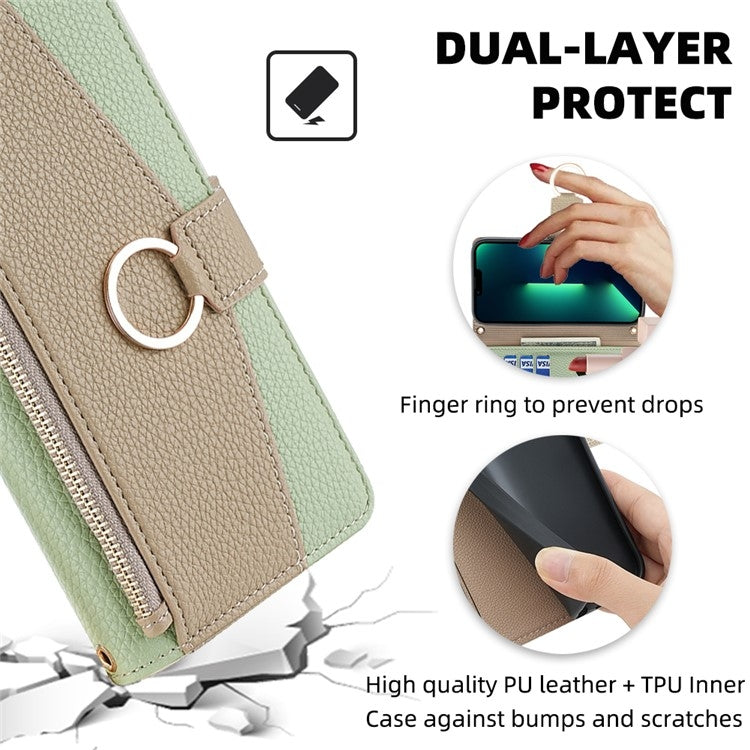 For Huawei nova 10 Crossbody Litchi Texture Leather Phone Case(Green) - Huawei Cases by PMC TechLife | Online Shopping South Africa | PMC TechLife | Buy Now Pay Later Mobicred