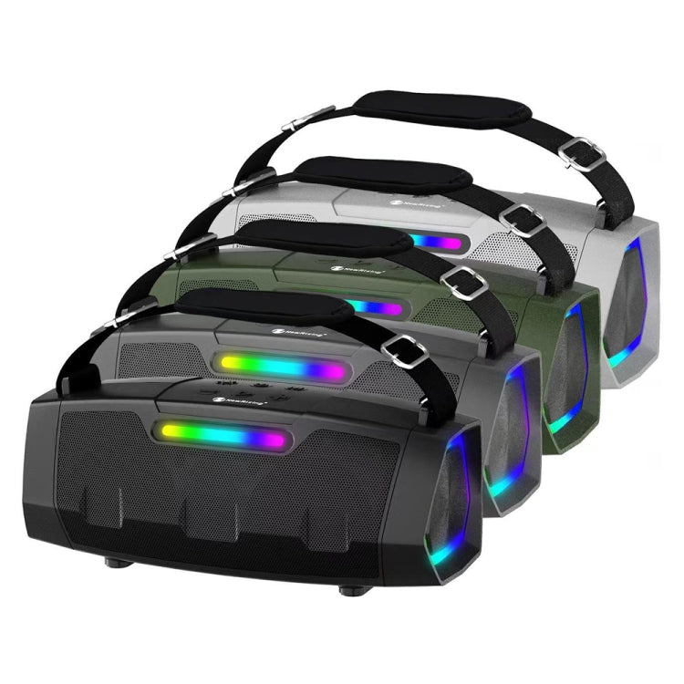 NewRixing NR2033 Portable TWS Wireless Bluetooth Speaker(Grey) - free shipping - PMC Jewellery - Order now!