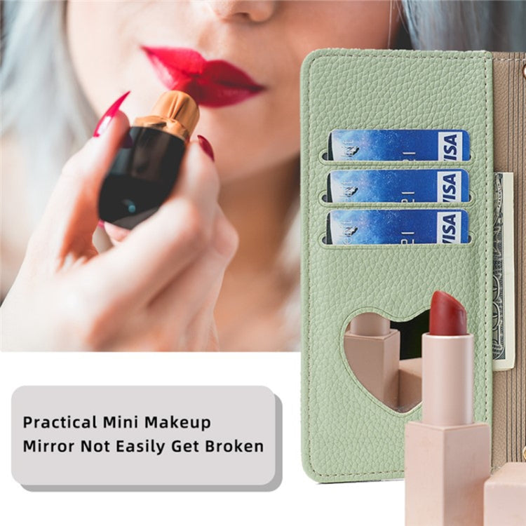 For Sharp Aquos wish4 Crossbody Litchi Texture Leather Phone Case(Green) - More Brand by PMC TechLife | Online Shopping South Africa | PMC TechLife | Buy Now Pay Later Mobicred