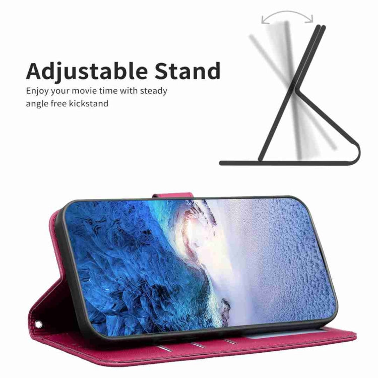 For Xiaomi 13 Lite 5G Four-leaf Embossed Leather Phone Case(Rose Red) - 13 Lite Cases by PMC TechLife | Online Shopping South Africa | PMC TechLife | Buy Now Pay Later Mobicred