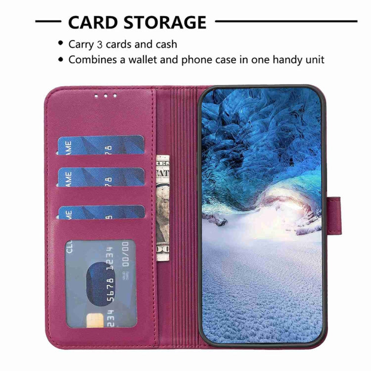 For Xiaomi Redmi 13C Four-leaf Embossed Leather Phone Case(Rose Red) - 13C Cases by PMC TechLife | Online Shopping South Africa | PMC TechLife | Buy Now Pay Later Mobicred