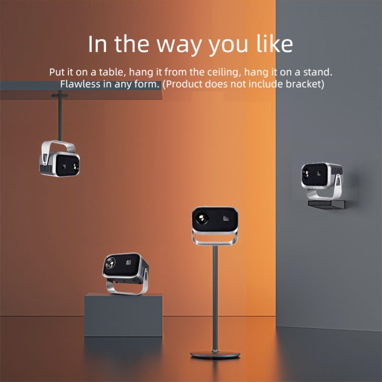 A003 150 Lumens 1280x720P 360 Degree Rotating LED Mini Android Projector, Specification:US Plug - LED Projector by PMC TechLife | Online Shopping South Africa | PMC TechLife | Buy Now Pay Later Mobicred