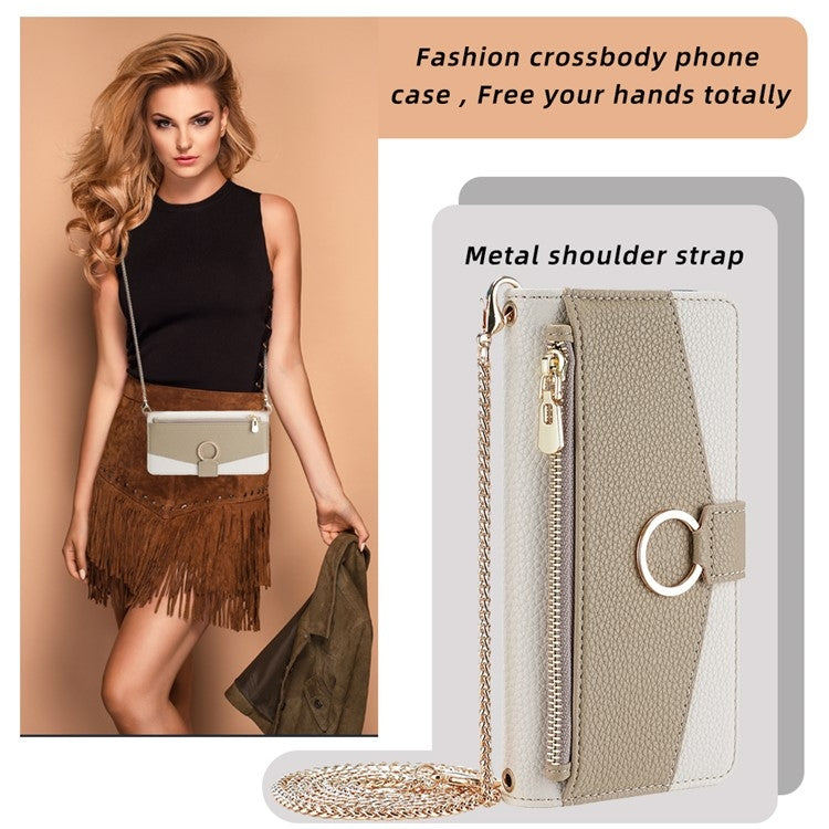 For Infinix Note 40 4G Crossbody Litchi Texture Leather Phone Case(White) - Infinix Cases by PMC TechLife | Online Shopping South Africa | PMC TechLife | Buy Now Pay Later Mobicred