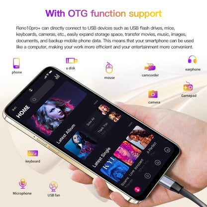 Reno10Pro+ / U22, 3GB+32GB, 6.53 inch Screen, Face Identification, Android 8.1 MTK6737 Quad Core, Network: 4G, OTG, Dual SIM(Purple) -  by PMC Jewellery | Online Shopping South Africa | PMC Jewellery