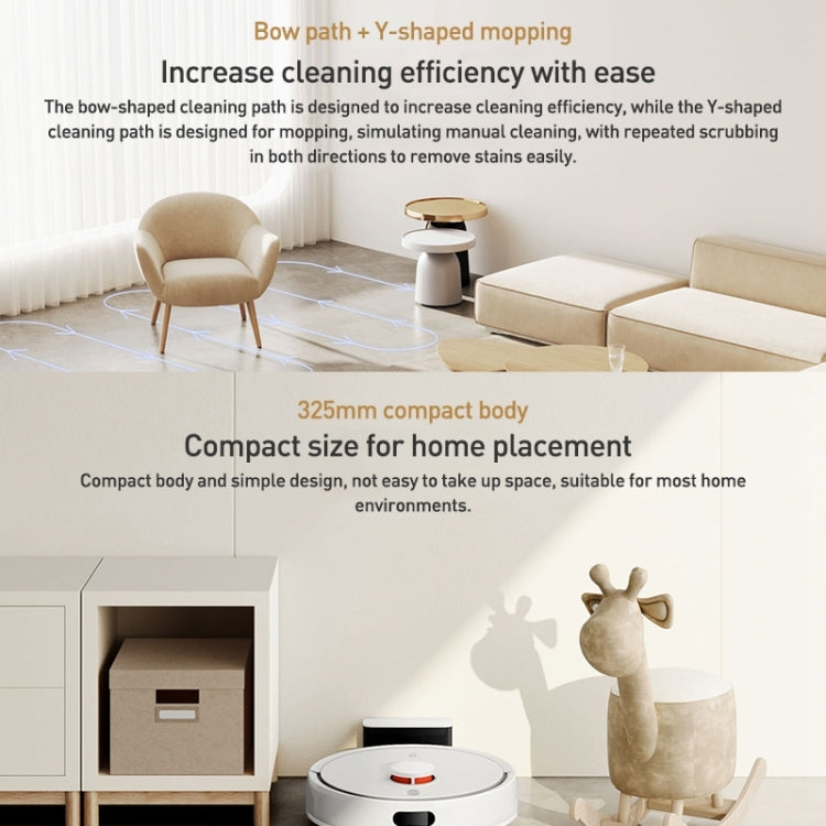 Original Xiaomi Mijia 3C Enhanced Robot Vacuum Cleaner Automatic Sweeping Mopping, US Plug(White) - Robot Vacuum Cleaner by Xiaomi | Online Shopping South Africa | PMC Jewellery | Buy Now Pay Later Mobicred