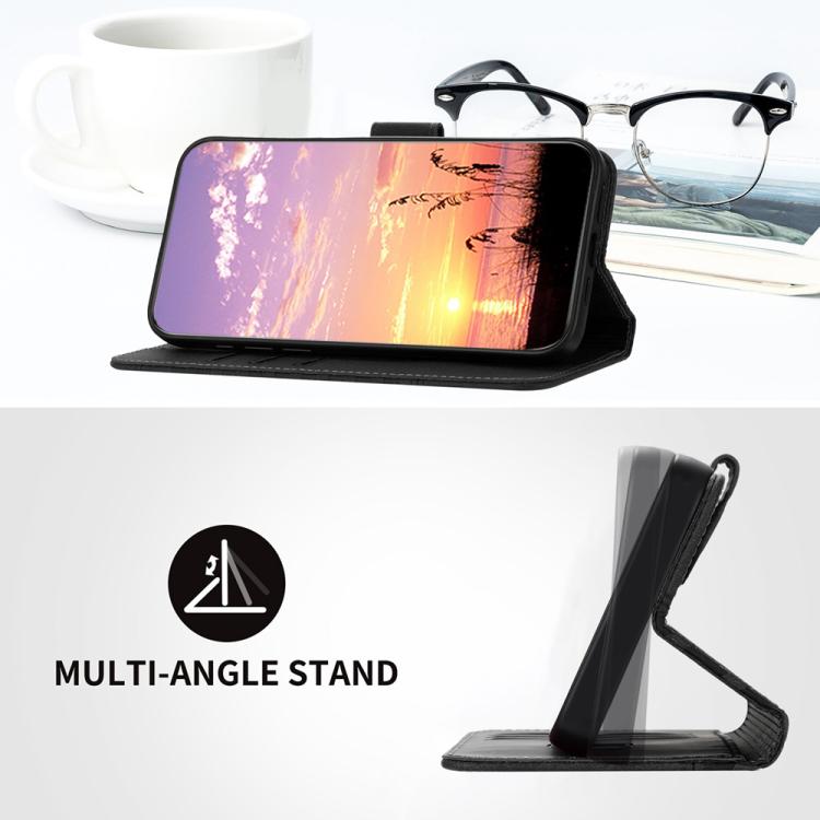 For iPhone 17 Air YX0060 Elephant Head Embossed Phone Leather Case with Lanyard(Black) - free shipping - PMc TechLife - Order now!
