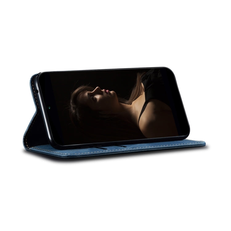 For Motorola Edge 50 Ultra Denim Texture Flip Leather Phone Case(Blue) - free shipping - PMC TechLife - Order now!