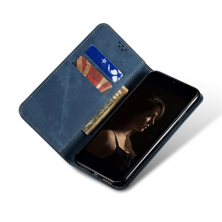 For Motorola Moto G75 5G Denim Texture Flip Leather Phone Case(Blue) - free shipping - PMC TechLife - Order now!