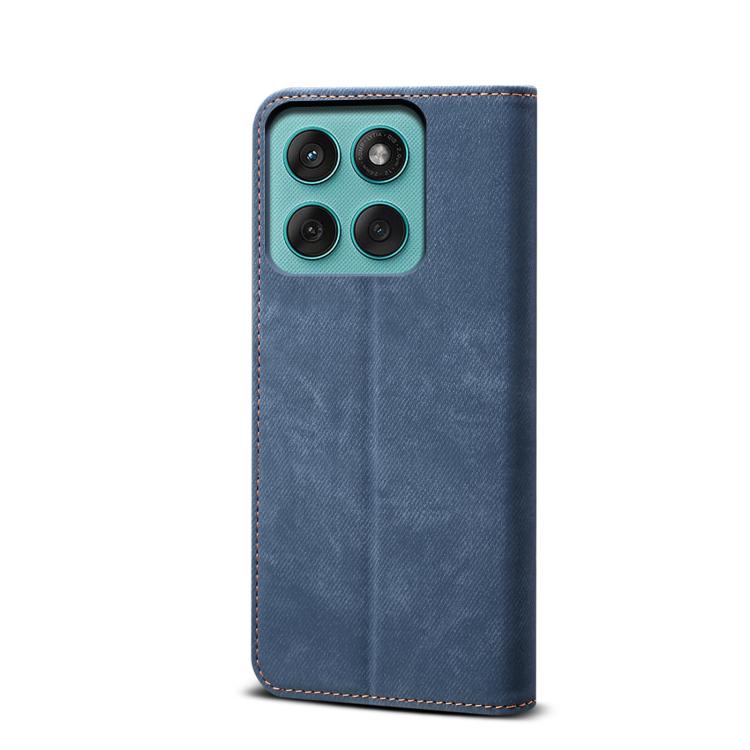 For Motorola Edge 5G 2025 Denim Texture Flip Leather Phone Case(Blue) - free shipping - PMC TechLife - Order now!