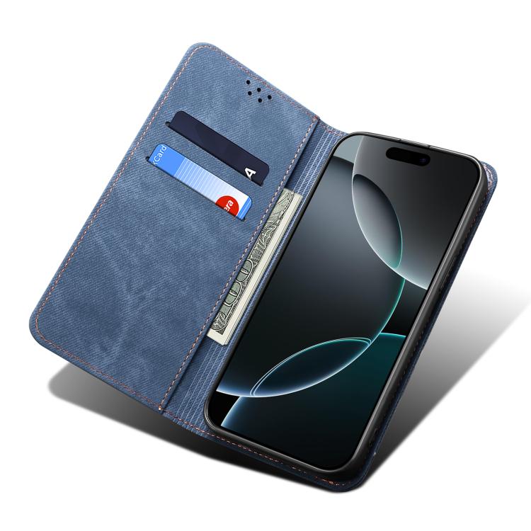 For Motorola Edge 5G 2025 Denim Texture Flip Leather Phone Case(Blue) - free shipping - PMC TechLife - Order now!