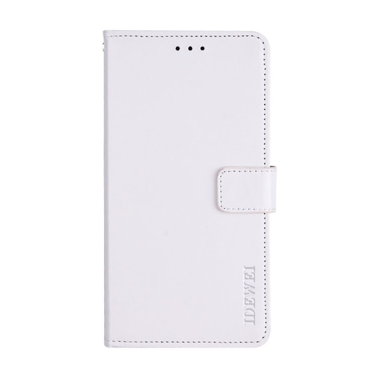 For Nothing Phone 2 idewei Crazy Horse Texture Leather Phone Case with Holder(White) - free shipping - PMC Jewellery - Order now!