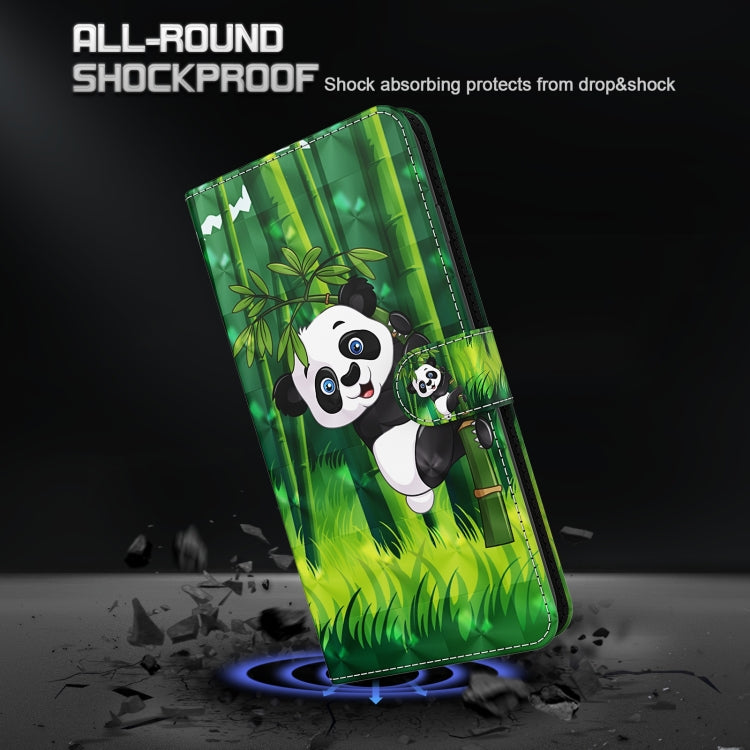 For Xiaomi Redmi Note 13 Pro 5G 3D Painting Pattern Flip Leather Phone Case(Bamboo Panda) - Note 13 Pro Cases by PMC TechLife | Online Shopping South Africa | PMC TechLife | Buy Now Pay Later Mobicred
