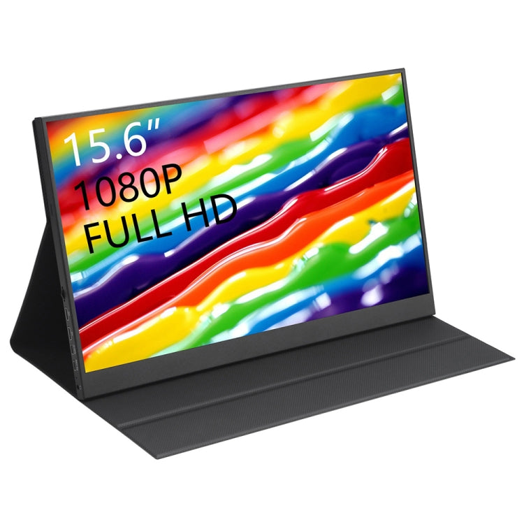 15.6 inch HDR 1080P IPS Screen Portable Monitor(No Charger) - LCD Monitors by PMC TechLife | Online Shopping South Africa | PMC TechLife | Buy Now Pay Later Mobicred