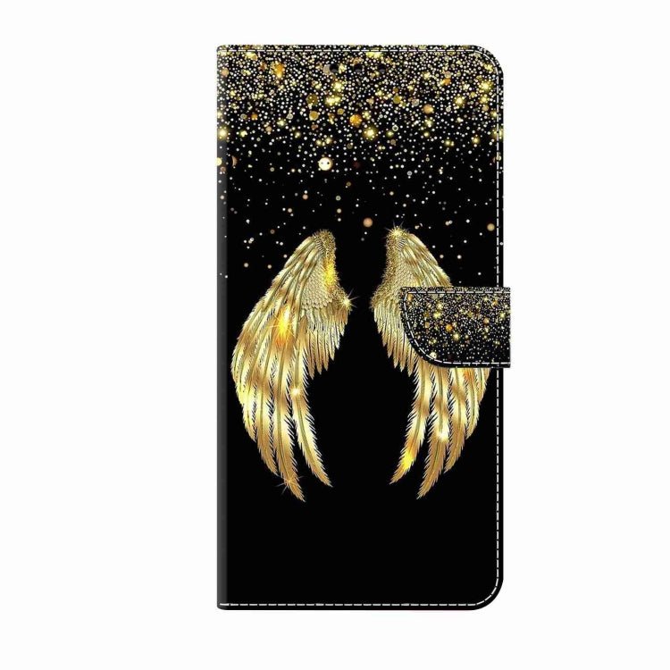 For Honor Magic5 Pro Crystal 3D Shockproof Protective Leather Phone Case(Golden Wings) - Honor Cases by PMC Jewellery | Online Shopping South Africa | PMC Jewellery | Buy Now Pay Later Mobicred