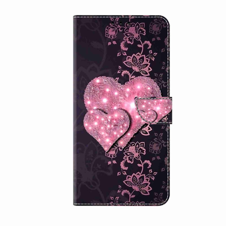 For Honor Magic5 Pro Crystal 3D Shockproof Protective Leather Phone Case(Lace Love) - Honor Cases by PMC Jewellery | Online Shopping South Africa | PMC Jewellery | Buy Now Pay Later Mobicred