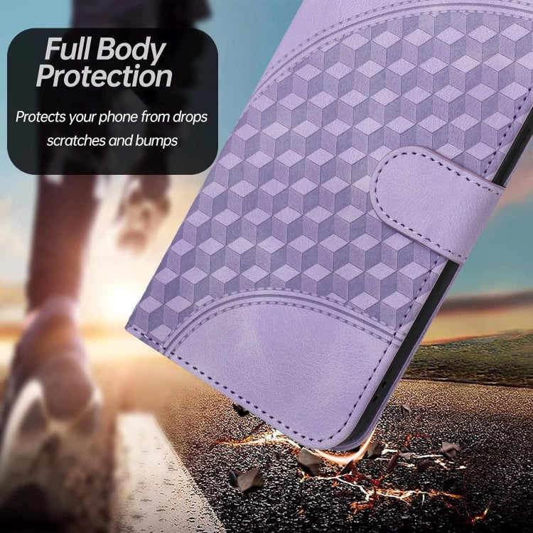 For Google Pixel 9 Pro YX0060 Elephant Head Embossed Phone Leather Case with Lanyard(Light Purple) - Google Cases by PMC Jewellery | Online Shopping South Africa | PMC Jewellery | Buy Now Pay Later Mobicred