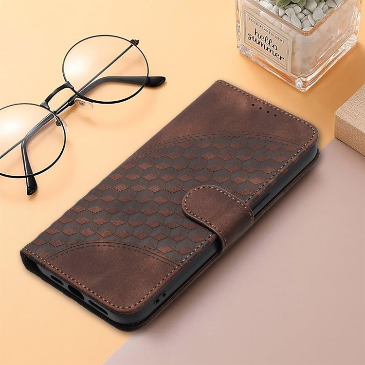 For Google Pixel 9 YX0060 Elephant Head Embossed Phone Leather Case with Lanyard(Coffee) - Google Cases by PMC Jewellery | Online Shopping South Africa | PMC Jewellery | Buy Now Pay Later Mobicred