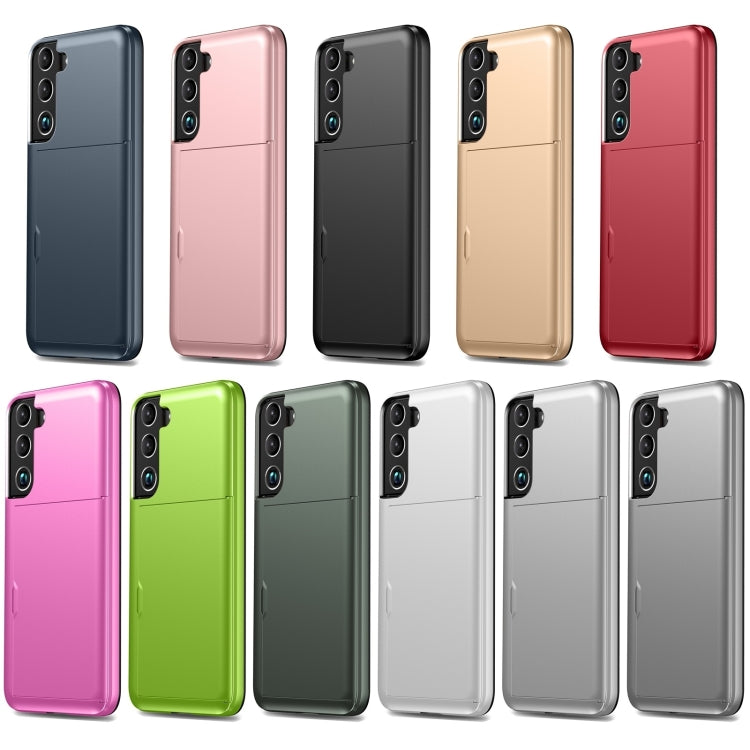 For Samsung Galaxy S24 Ultra 5G Shockproof Armor Phone Case with Card Slot(Red) - Galaxy S24 Ultra 5G Cases by PMC TechLife | Online Shopping South Africa | PMC TechLife