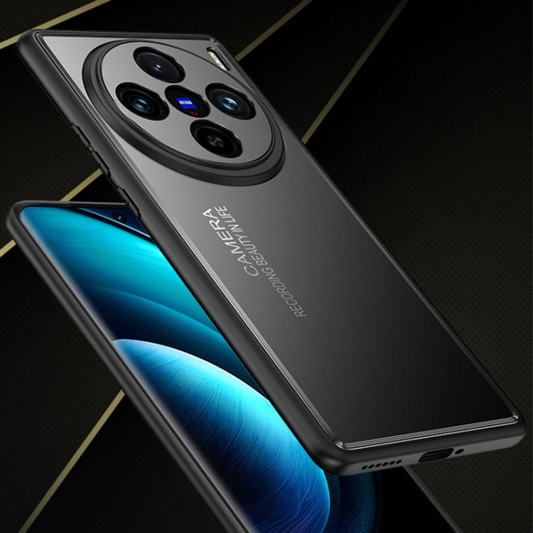 For vivo X100 Frosted Metal Phone Case(Silver) - vivo Cases by imak | Online Shopping South Africa | PMC TechLife | Buy Now Pay Later Mobicred