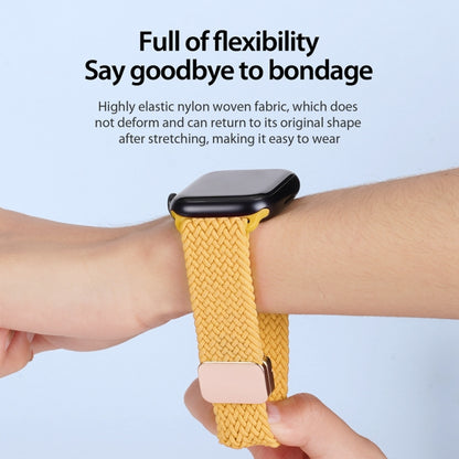 For Apple Watch Series 5 40mm DUX DUCIS Mixture Pro Series Magnetic Buckle Nylon Braid Watch Band(Sunny Color) - Watch Bands by DUX DUCIS | Online Shopping South Africa | PMC Jewellery | Buy Now Pay Later Mobicred