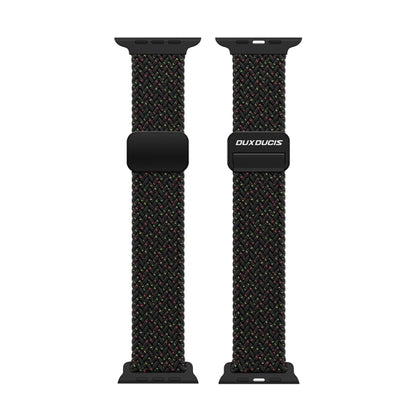 For Apple Watch Series 10 46mm DUX DUCIS Mixture Pro Series Magnetic Buckle Nylon Braid Watch Band(Black Unity) - Watch Bands by DUX DUCIS | Online Shopping South Africa | PMC Jewellery | Buy Now Pay Later Mobicred