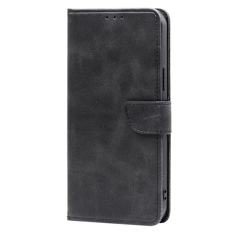 For Motorola Edge 5G 2024 Calf Texture Buckle Flip Leather Phone Case(Black) - Motorola Cases by PMC Jewellery | Online Shopping South Africa | PMC Jewellery | Buy Now Pay Later Mobicred