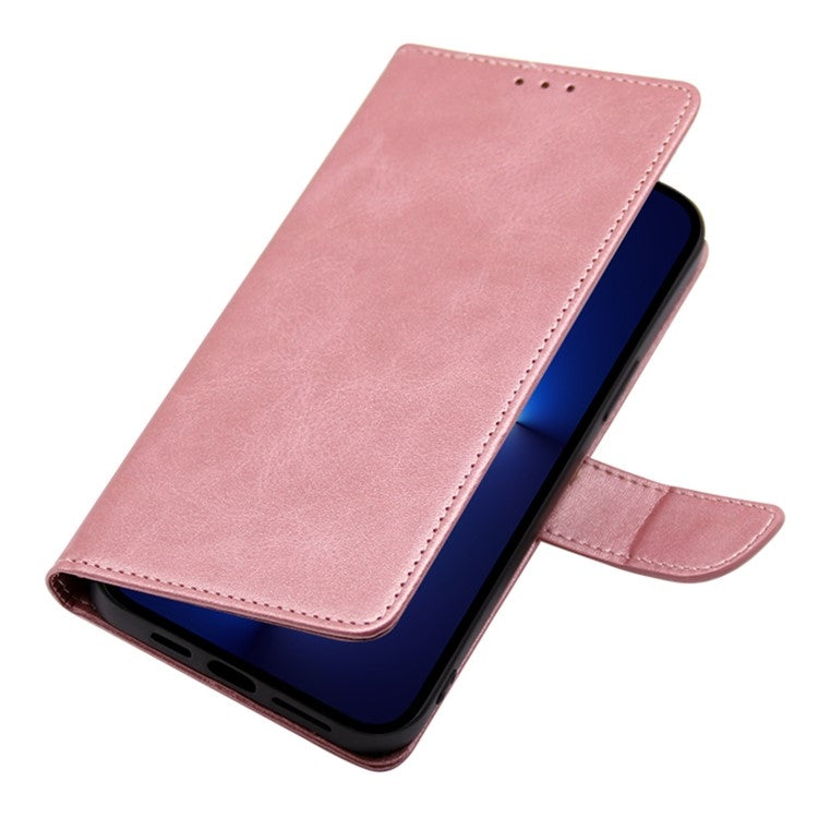 For Honor Magic6 Pro Calf Texture Buckle Flip Leather Phone Case(Rose Gold) - Honor Cases by PMC Jewellery | Online Shopping South Africa | PMC Jewellery | Buy Now Pay Later Mobicred