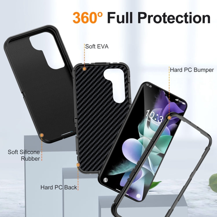 For Samsung Galaxy S24 5G / S25 5G Life Waterproof Rugged Phone Case(Black) - Galaxy S24 5G Cases by PMC Jewellery | Online Shopping South Africa | PMC Jewellery | Buy Now Pay Later Mobicred