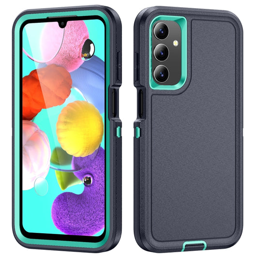 For Samsung Galaxy A15 5G Life Waterproof Rugged Phone Case(Dark Blue + Light Blue) - Galaxy Phone Cases by PMC Jewellery | Online Shopping South Africa | PMC Jewellery