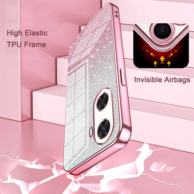 For Huawei P30 Pro Gradient Glitter Powder Electroplated Phone Case(Pink) - Huawei Cases by PMC Jewellery | Online Shopping South Africa | PMC Jewellery