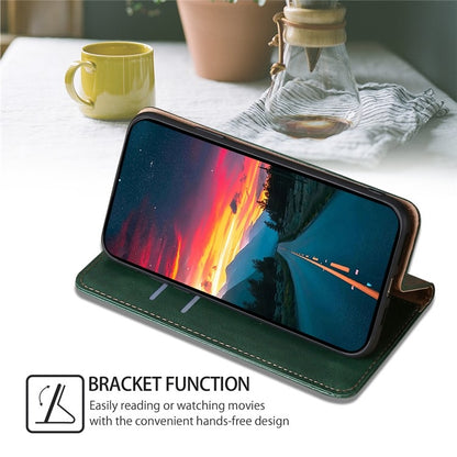 For Huawei Pura 70 Gloss Oil Solid Color Magnetic Leather Phone Case(Green) - Huawei Cases by PMC Jewellery | Online Shopping South Africa | PMC Jewellery | Buy Now Pay Later Mobicred