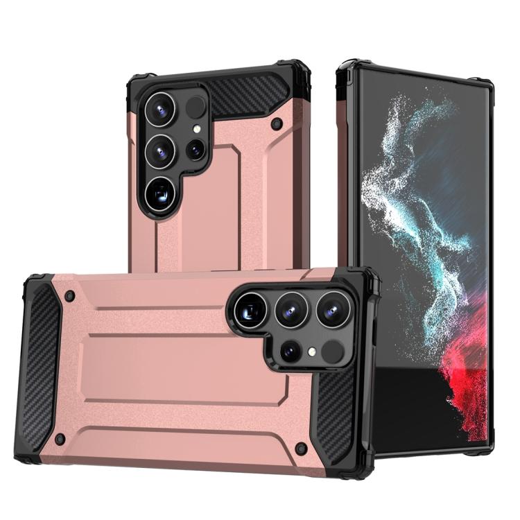 For Samsung Galaxy S25 Ultra 5G Magic Armor TPU Hybrid PC Phone Case(Rose Gold) - Galaxy S25 Ultra 5G Cases by PMC Jewellery | Online Shopping South Africa | PMC Jewellery | Buy Now Pay Later Mobicred