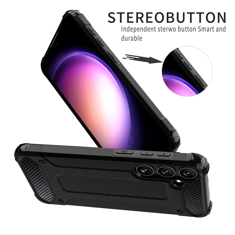 For Samsung Galaxy S24+ 5G Magic Armor TPU + PC Phone Case(Navy Blue) - Galaxy S24+ 5G Cases by PMC TechLife | Online Shopping South Africa | PMC TechLife