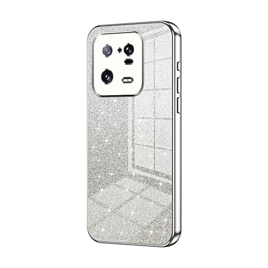 For Xiaomi 13 Pro Gradient Glitter Powder Electroplated Phone Case(Silver) - 13 Pro Cases by PMC Jewellery | Online Shopping South Africa | PMC Jewellery | Buy Now Pay Later Mobicred