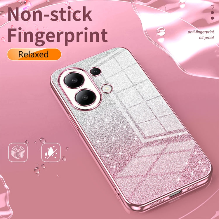 For Xiaomi Redmi K40 / K40 Pro / K40 Pro+ Gradient Glitter Powder Electroplated Phone Case(Pink) - Xiaomi Cases by PMC Jewellery | Online Shopping South Africa | PMC Jewellery | Buy Now Pay Later Mobicred