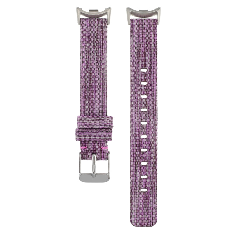 For Xiaomi Mi Band 8 Nylon Canvas Watch Band(Purple) - free shipping - PMc TechLife - Order now!