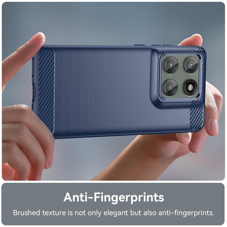 For Motorola Edge 60 Pro Carbon Fiber Brushed Texture TPU Phone Case(Blue) - free shipping - PMC TechLife - Order now!