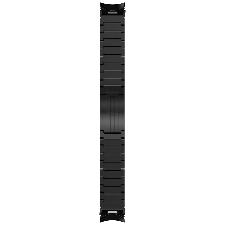 For Samsung Galaxy Watch6/6 Classic/5/5 Pro Button Style One-bead Metal Watch Band(Titanium Color) - Watch Bands by PMC Jewellery | Online Shopping South Africa | PMC Jewellery