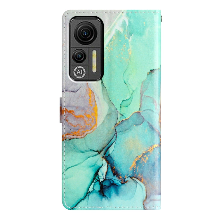 For Ulefone Note 14 Colored Drawing Leather Phone Case(Green Marble) - Ulefone Cases by PMC Jewellery | Online Shopping South Africa | PMC Jewellery | Buy Now Pay Later Mobicred