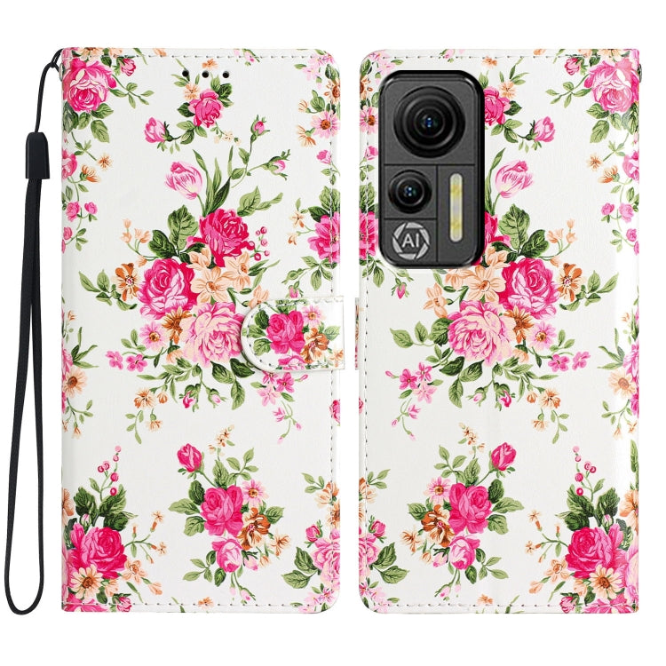 For Ulefone Note 14 Colored Drawing Leather Phone Case(Peonies) - Ulefone Cases by PMC Jewellery | Online Shopping South Africa | PMC Jewellery | Buy Now Pay Later Mobicred